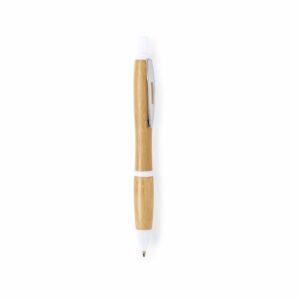 Bambusowy długopis - biały