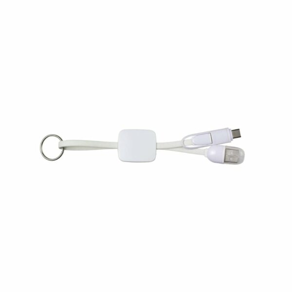 Kabel do ładowania USB typu C - biały