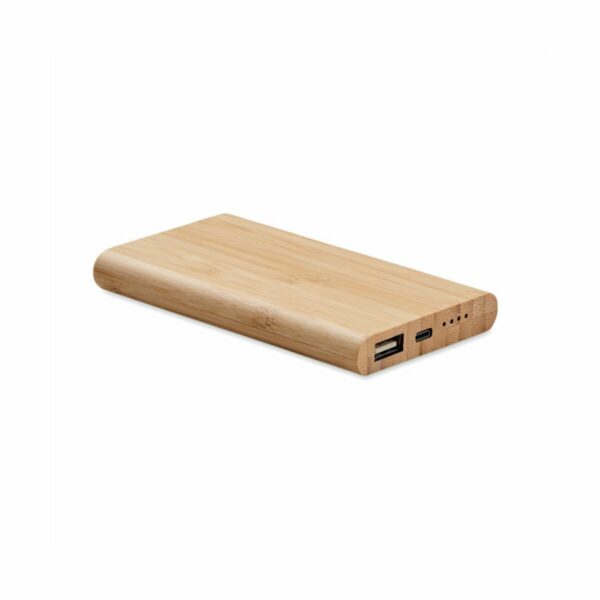 Bambusowy power bank 4000 mAh