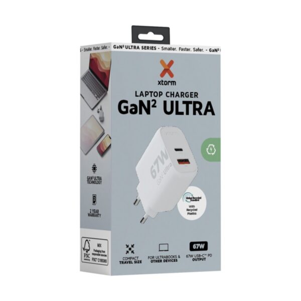 Xtorm XEC067 GaN² Ultra ładowarka ścienna o mocy 67 W