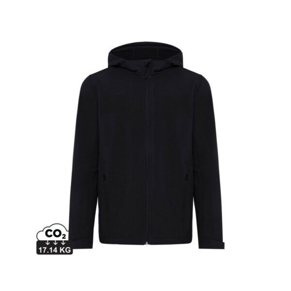 Męska kurtka softshell Iqoniq Makalu AWARE™ - black