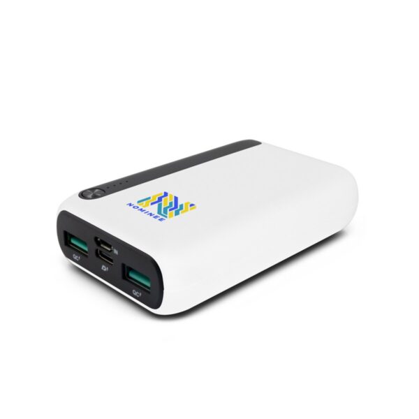 Power bank 10000 mAh | Dashonte - biały